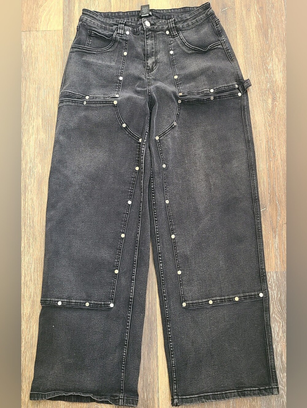 Hot Topic Wide Leg Beaded Jeans Women's S/M
